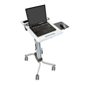 Ergotron Neo-Flex Laptop cart Neo-Flex Laptop Cart, Grey, 6.8 kg, 51 cm, 23.6 kg, 552 x 380 x 1150 mm, 43.2 cm (17")