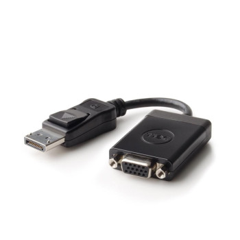 Dell Adapter DisplayPort to VGA 470-ABEL, DisplayPort, VGA, Male/Female, Black