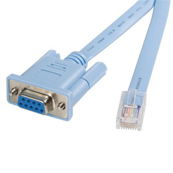 StarTech.com 6 FT RJ45 TO DB9 CISCO CABLE 6 ft RJ45 to DB9 Cisco Console Management Router Cable - M/F, 1.8 m, Blue