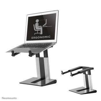 Neomounts by Newstar Notebook Desk Stand (ergonomic, portable, height adjustable) Silver laptop stand, Notebook stand, Silver, 2