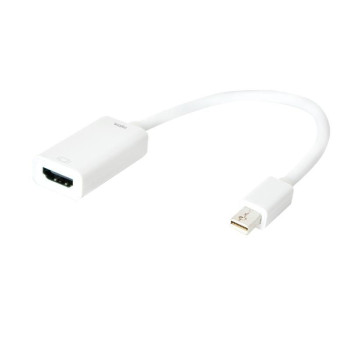 LogiLink CV0036B video cable adapter 0.15 m Mini DisplayPort HDMI Type A (Standard) White