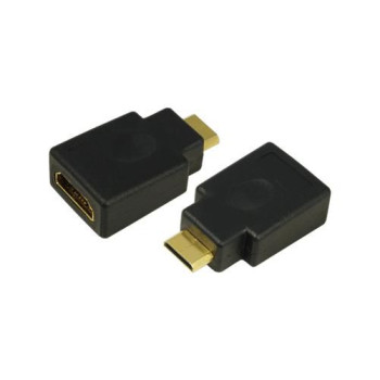 LogiLink HDMI-Adapt HDMImini HDMI m/f AH0009, HDMI C, HDMI A, AH0009, HDMI C, HDMI A, Male/Female, Black