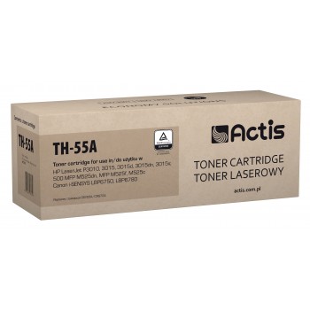 Toner Actis TH-55A (zamiennik HP 55A CE255A, Standard, 6000 stron, czarny)