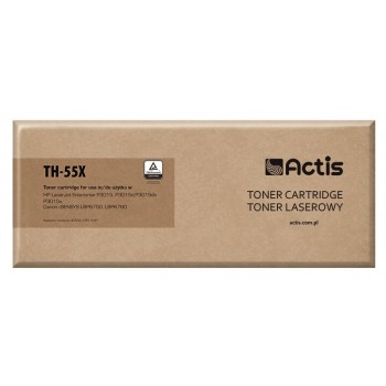 Toner ACTIS TH-55X (zamiennik HP 55X CE255X, Canon CRG-724H, Standard, 12500 stron, czarny)