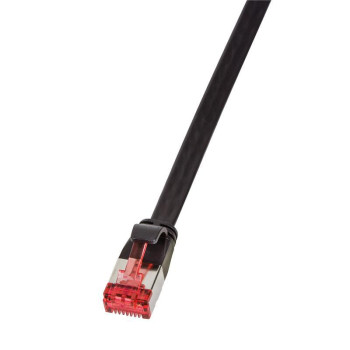 LogiLink CF2013S networking cable Black 0.25 m Cat6 S/FTP (S-STP)