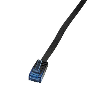 LogiLink 0.25m Cat6 U/UTP RJ45 networking cable Black U/UTP (UTP)