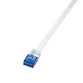 LogiLink 1m Cat6 U/UTP RJ45 networking cable White U/UTP (UTP)