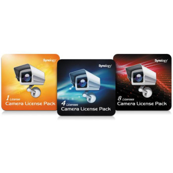 Synology Device License Pack 4 license 4xDevice Pack,Physical for Synology Survelliance Station