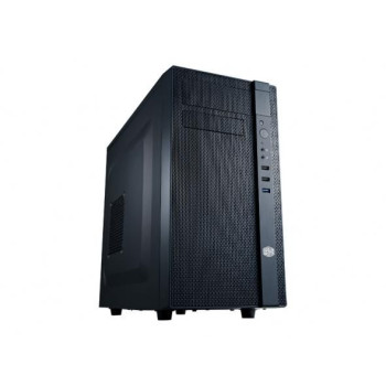Cooler Master N200 mATX Black N200, Mini-Tower, PC, Plastic,Steel, Black, Micro ATX,Mini-ITX, Home/Office