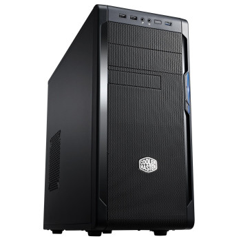Cooler Master N300 - No PSU - Black Midi Tower / ATX Chassis: Polymer, mesh front bezel