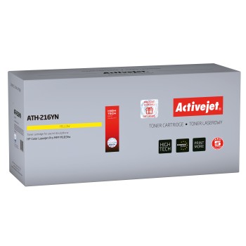 Toner Activejet ATH-216YN (zamiennik HP 216A W2412A, Supreme, 850 stron, żółty) z chipem