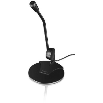 Speed-Link URE Desktop Voice Microphone Wired, 3.5 mm (1/8"), Black