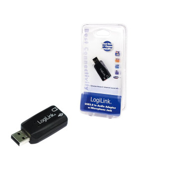 LogiLink USB Soundcard, 5.1, 0 dB USB Soundkarte, 5.1 channels, USB