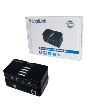 LogiLink USB Box 7.1 Dolby 8-Kanal USB Sound Box Dolby 7.1 8-Channel, 7.1 channels, USB