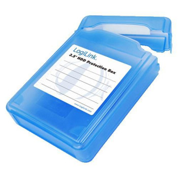 LogiLink HDD Protection Box, Blue for 3.5" HDDs