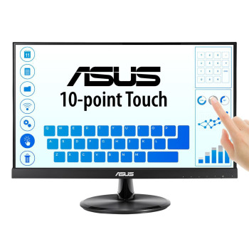Asus VT229H 54.6 cm (21.5") 1920 x 1080 pixels Full HD Black ASUS VT229H, 54.6 cm (21.5"), 1920 x 1080 pixels, Full HD, 5 ms, Bl