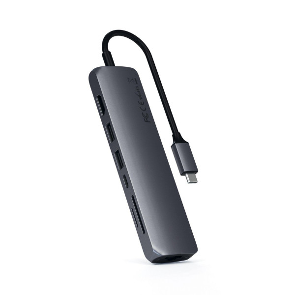 Satechi ST-UCSMA3M interface hub USB 3.2 Gen 1 (3.1 Gen 1) Type-C 5000 Mbit/s Gray ST-UCSMA3M, USB 3.2 Gen 1 (3.1 Gen 1) Type-C, Satechi ST-UCSMA3M interface hub USB 3.2 Gen 1 (3.1 Gen 1) Type-C 5000 Mbit/s Gray ST-UCSMA3M, USB 3.2 Gen 1 (3.1 Gen 1) Type-C,
