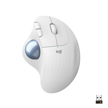 Logitech ERGO M575 Wireless Trackball Mouse ERGO M575 Wireless Trackball Mouse, Right-hand, Trackball, RF Wireless+Bluetooth, 20