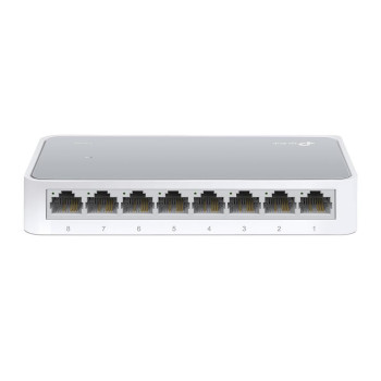 TP-Link 8 port 10/100 mini Switch, Pla TL-SF1008D, Unmanaged, Fast Ethernet (10/100), Full duplex