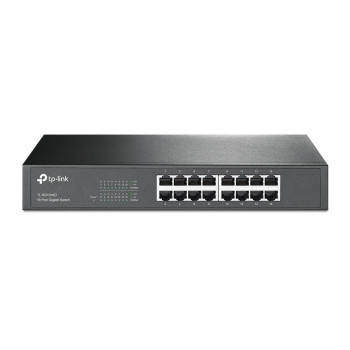 TP-Link 16-Port Gigab. ECO-Switch 19" 16-Port Gigabit Desktop/Rackmount Switch, Unmanaged, Gigabit Ethernet (10/100/1000), Full 
