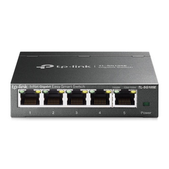 TP-Link Switch 5x GE TL-SG105E TL-SG105E, L2, Gigabit Ethernet (10/100/1000)