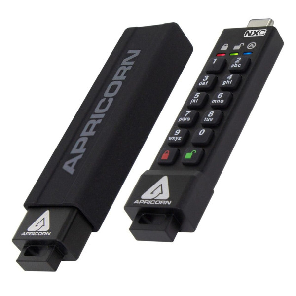 Apricorn ASK3-NXC-32GB USB flash drive USB Type-C 3.2 Gen 1 (3.1 Gen 1) Black ASK3-NXC-32GB, 32 GB, USB Type-C, 3.2 Gen 1 (3.1 G Apricorn ASK3-NXC-32GB USB flash drive USB Type-C 3.2 Gen 1 (3.1 Gen 1) Black ASK3-NXC-32GB, 32 GB, USB Type-C, 3.2 Gen 1 (3.1 G