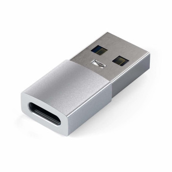Satechi Cable Gender Changer Usb-A Usb-C Silver