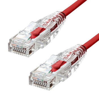 ProXtend Ultra Slim CAT6 U/UTP CU LSZH Ethernet Cable Red 1.5m