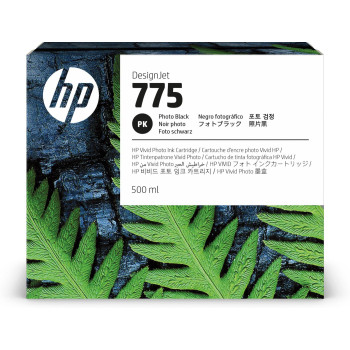 HP 775 500-ML PHOTO BLACK INK 775 500-ml Photo Black Ink 775 500-ml Photo Black Ink Cartridge, Standard Yield, 500 ml, 1 pc(s), 