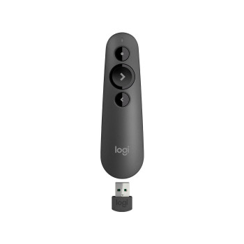 Logitech R500 Laser Presentation Remote wireless presenter Bluetooth/RF Graphite Logitech R500 Laser Presentation Remote, Blueto