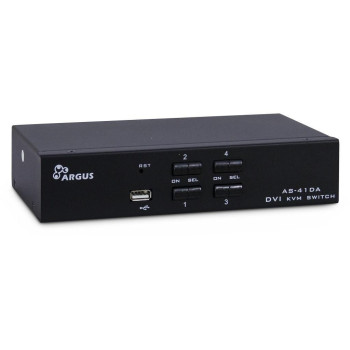 Inter-Tech Kvm As-41Da Dvi Kvm Switch Black