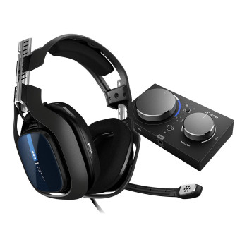 Logitech A40 Tr Headset + Mixamp Pro Tr For Ps4 & Pc