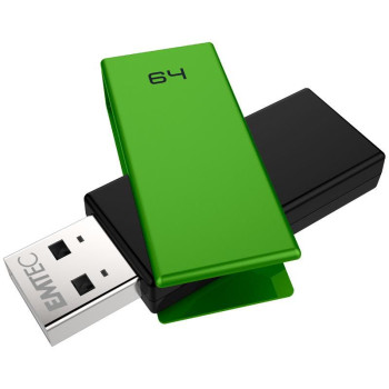 Emtec C350 Brick 2.0 Usb Flash Drive 64 Gb Usb Type-A Black, Green