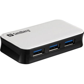 Sandberg USB 3.0 Hub 4 ports USB 3.0 Hub 4 ports, USB 3.2 Gen 1 (3.1 Gen 1) Micro-B, USB 3.2 Gen 1 (3.1 Gen 1) Type-A, 5000 Mbit