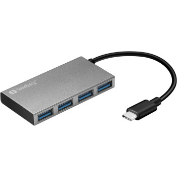 Sandberg USB-C to 4 xUSB 3.0 Pocket Hub USB-C to 4 xUSB 3.0 Pocket Hub, USB 3.2 Gen 1 (3.1 Gen 1) Type-C, USB 3.2 Gen 1 (3.1 Gen