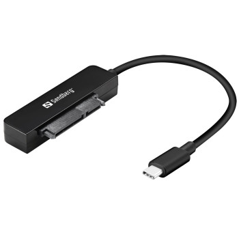 Sandberg USB-C to SATA USB 3.1 Gen.2 USB-C to SATA USB 3.1 Gen.2, HDD/SSD enclosure, 2.5", Serial ATA, 10 Gbit/s, USB connectivi