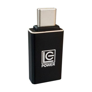 LC-POWER Cable Gender Changer Usb C Usb A Black