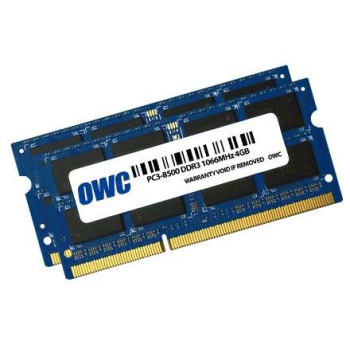 OWC 8.0GB (2x 4GB) PC3-8500 DDR3 1066MHz SO-DIMM 204 Pin
