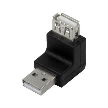 LogiLink USB Adapter A-A St/Bu 2.0 270 GRed Winkel