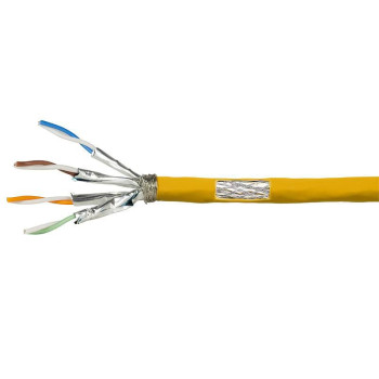 LogiLink Networking Cable Yellow 100 M Cat7A S/Ftp (S-Stp)
