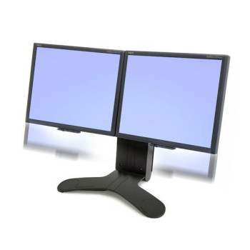 Ergotron 33-299-195 LX Dual Display LX Series Dual Display Lift Stand, 15.5 kg, 61 cm (24"), 75 x 75 mm, 100 x 100 mm, Black