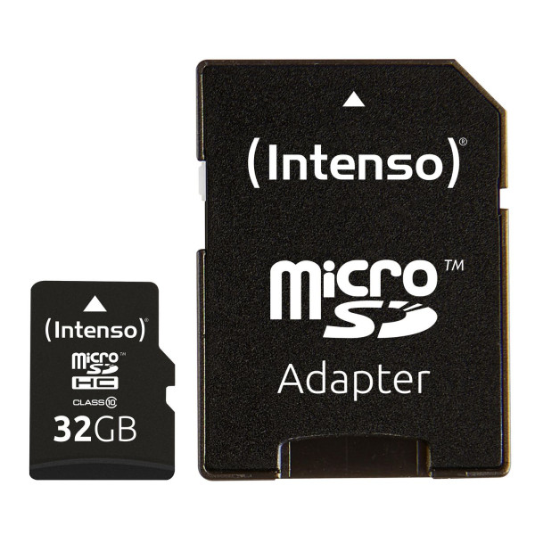 Intenso microSDHC Card 32GB, Class 10 32GB MicroSDHC, 32 GB, MicroSDHC, Class 10, 20 MB/s, 12 MB/s, Black Intenso microSDHC Card 32GB, Class 10 32GB MicroSDHC, 32 GB, MicroSDHC, Class 10, 20 MB/s, 12 MB/s, Black