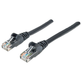 Intellinet Network Cable, Cat6, UTP Black RJ-45 Male / RJ-45 Male, 5 ft. (1.5 m), Black