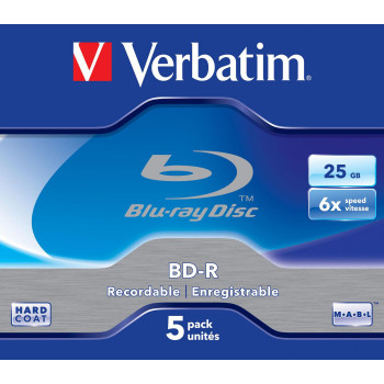 Verbatim BD-R Single Layer 25GB 6X Scratchguard surf. 5 Pack