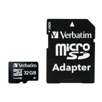 Verbatim 32 GB SD Micro (SDHC) Class 10 With Adaptor