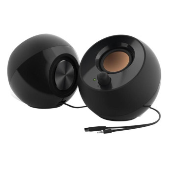 Creative Labs Speaker 3,5mm Pebble bk 4,4W USB,3.5mm,86dB, 2" speaker