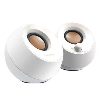 Creative Labs Speaker 3,5mm Pebble wh 4,4W USB,3.5mm,86dB, 2" speaker