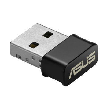 Asus WL-USB USB-AC53 NANO USB USB-AC53 Nano, Wireless, USB, WLAN, Wi-Fi 5 (802.11ac), 867 Mbit/s, Black,Stainless steel