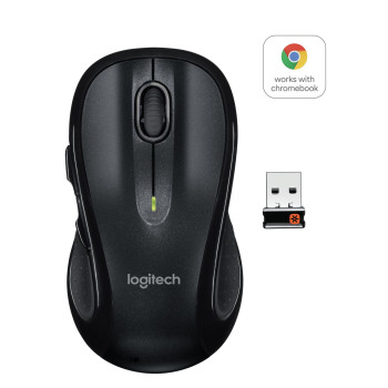 Logitech M510 Mouse, Wireless Black