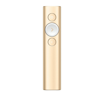 Logitech Spotlight Gold Spotlight, Bluetooth/RF, 2.4 GHz, 30 m, 3.2 Gen 2 (3.1 Gen 2), Lithium Polymer (LiPo), USB